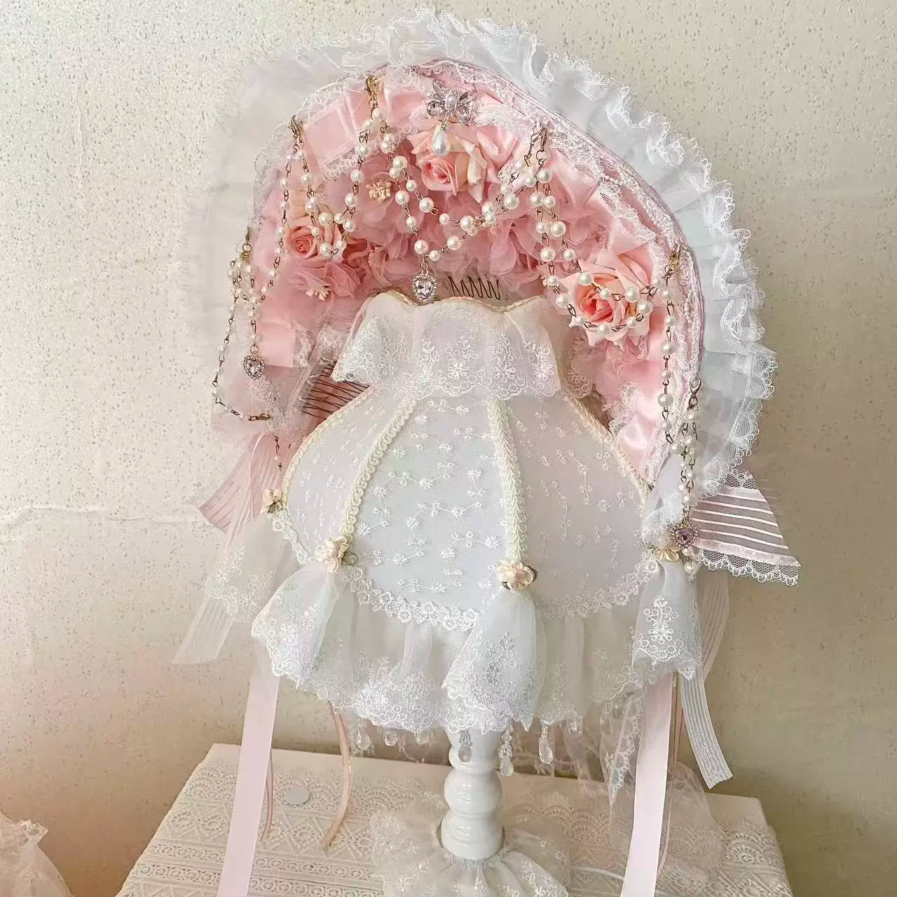 Diana's Love - Blush Gold Bridal JSK Dress Set - detail view 6