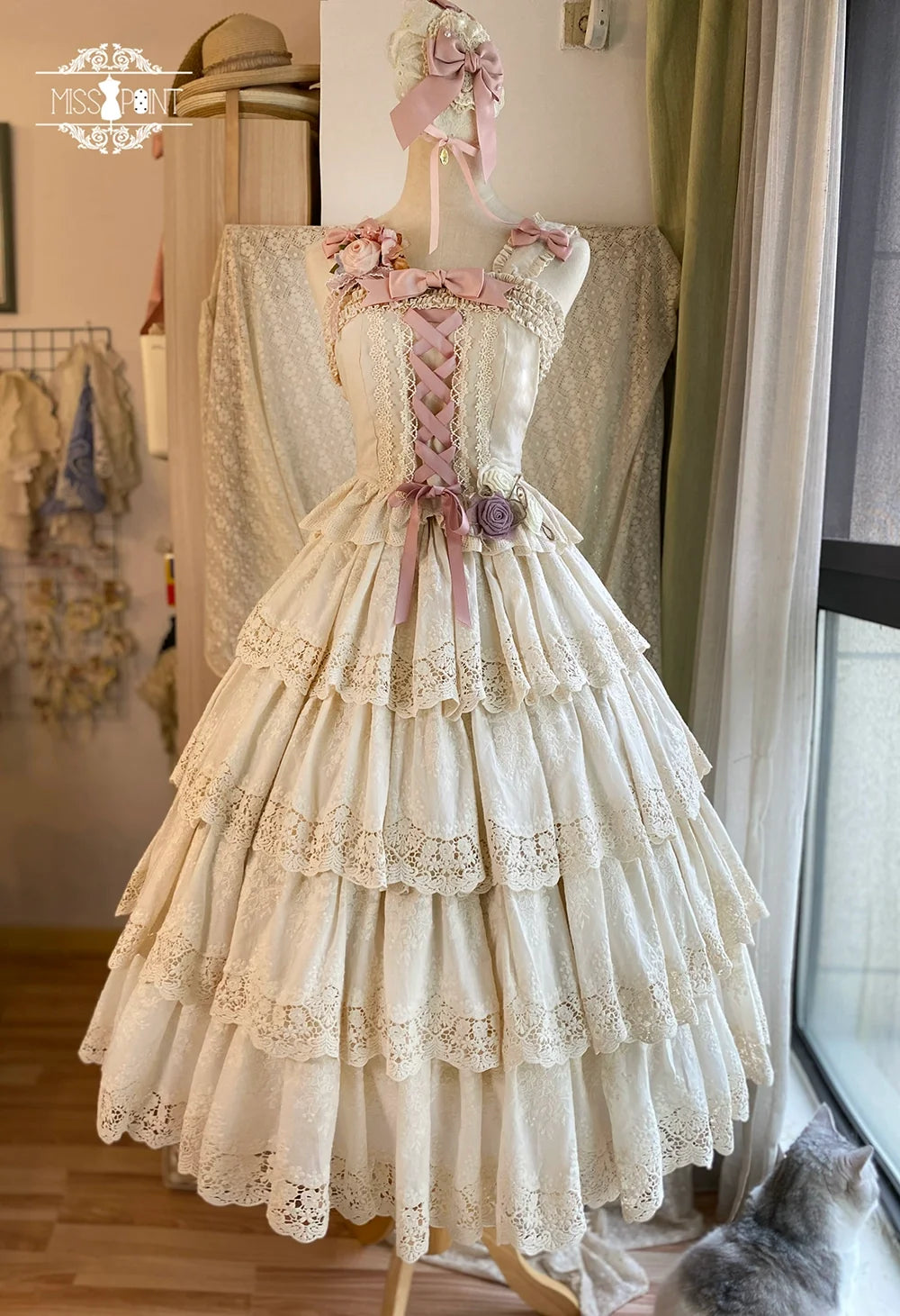 Miss Point - Forest Waltz - Classic Lolita Tiered Skirt Multi-layer Embroidered SK