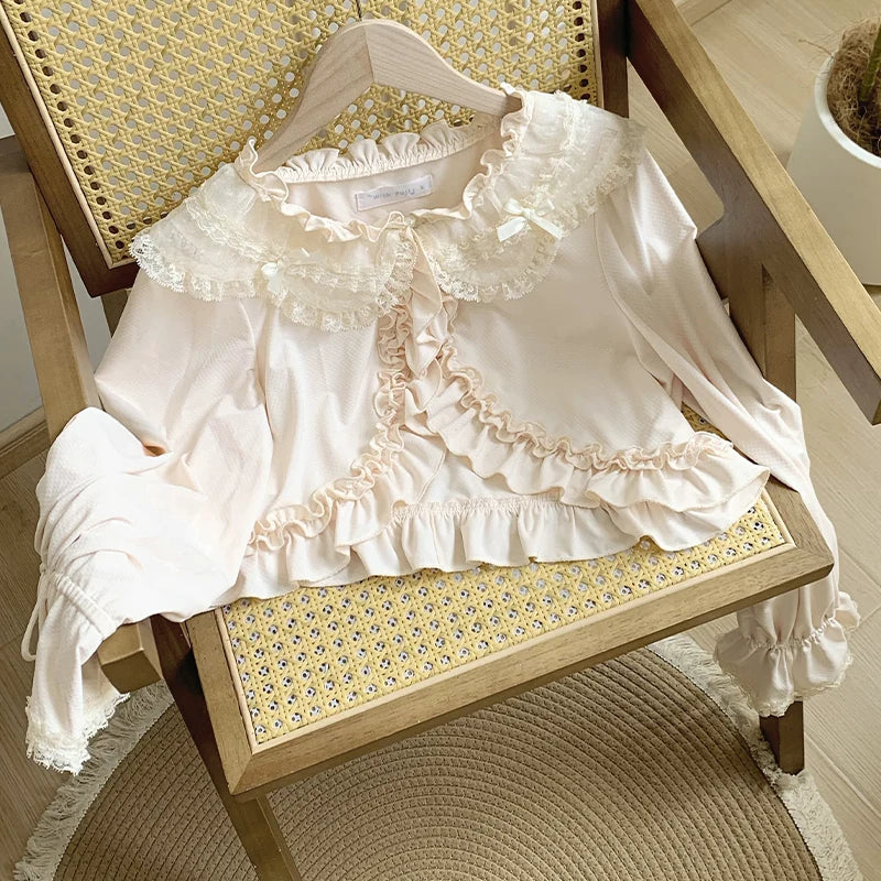 With PUJI - Ivory Tower - Classic Lolita Dress Collection, Full Skirt detail view 20