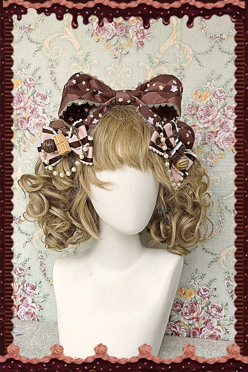 Infanta - Chocolate Carousel - Cotton Sateen Suspender Dress