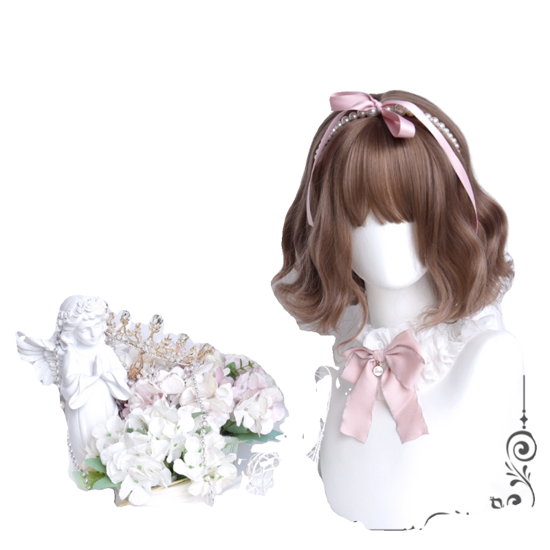 Hazelnut brown Lolita short curly wig - view 5