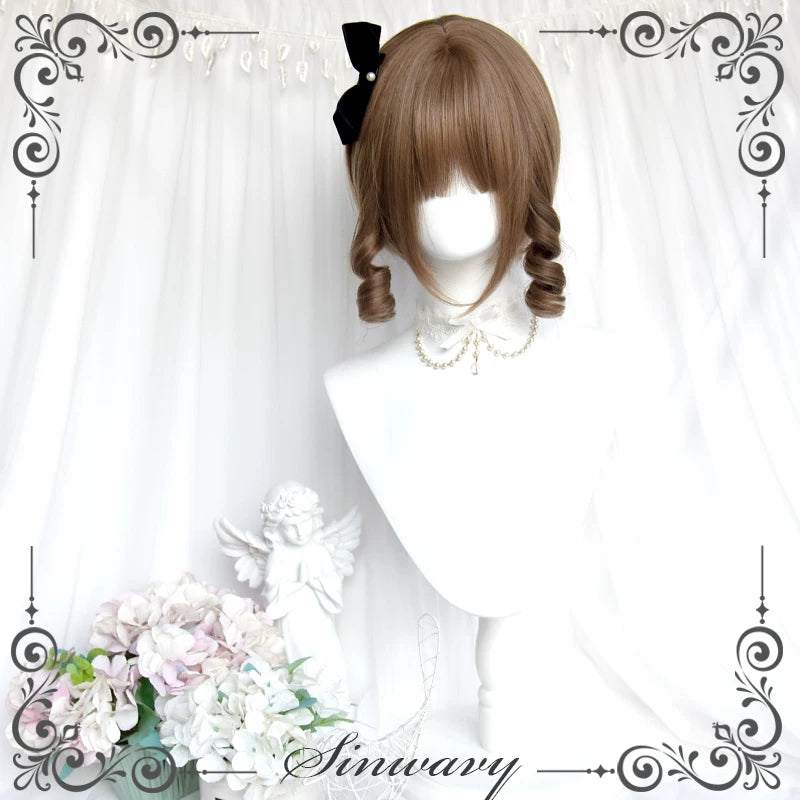 Sinwavy flax-brown Roman curl wig - view 4