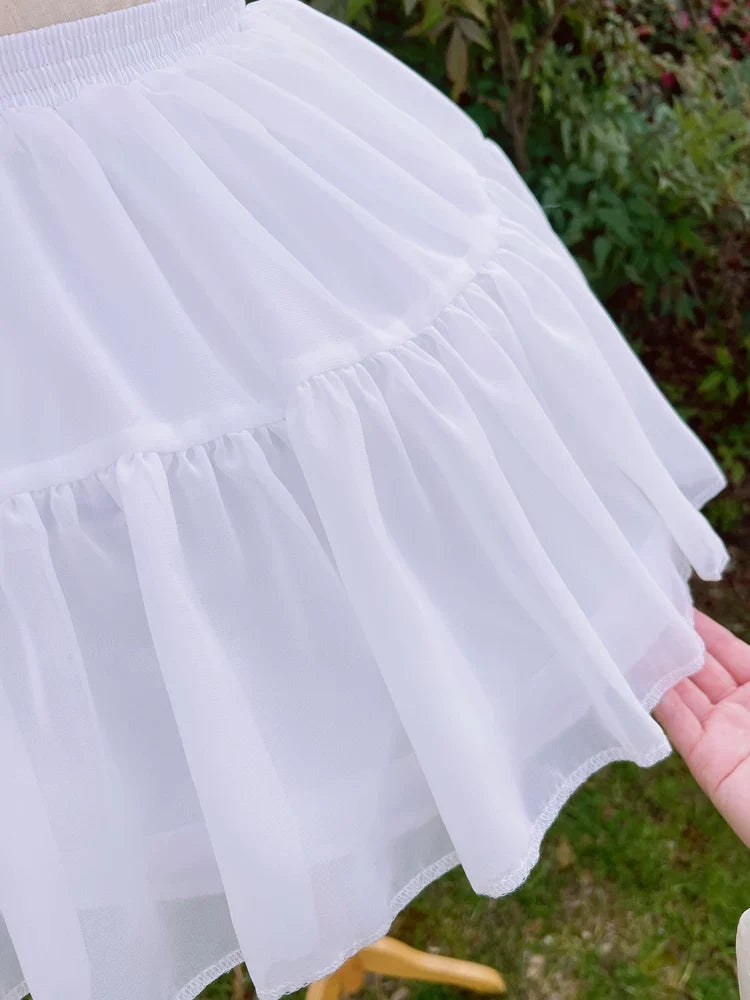 Flower Fieldhappy Event - Adjustable Hoop Puffy - 13.8-inch Lolita petticoat with built-in bloomers - product detail 7