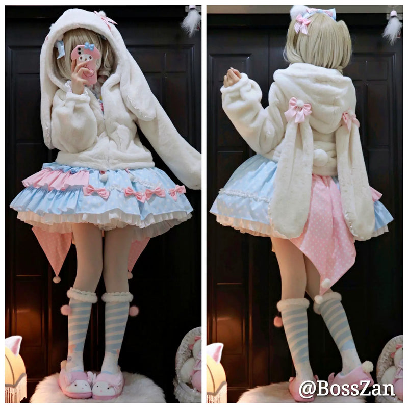 BossZan Hopping Bunny Lolita Coat & Shorts Separates — additional product view