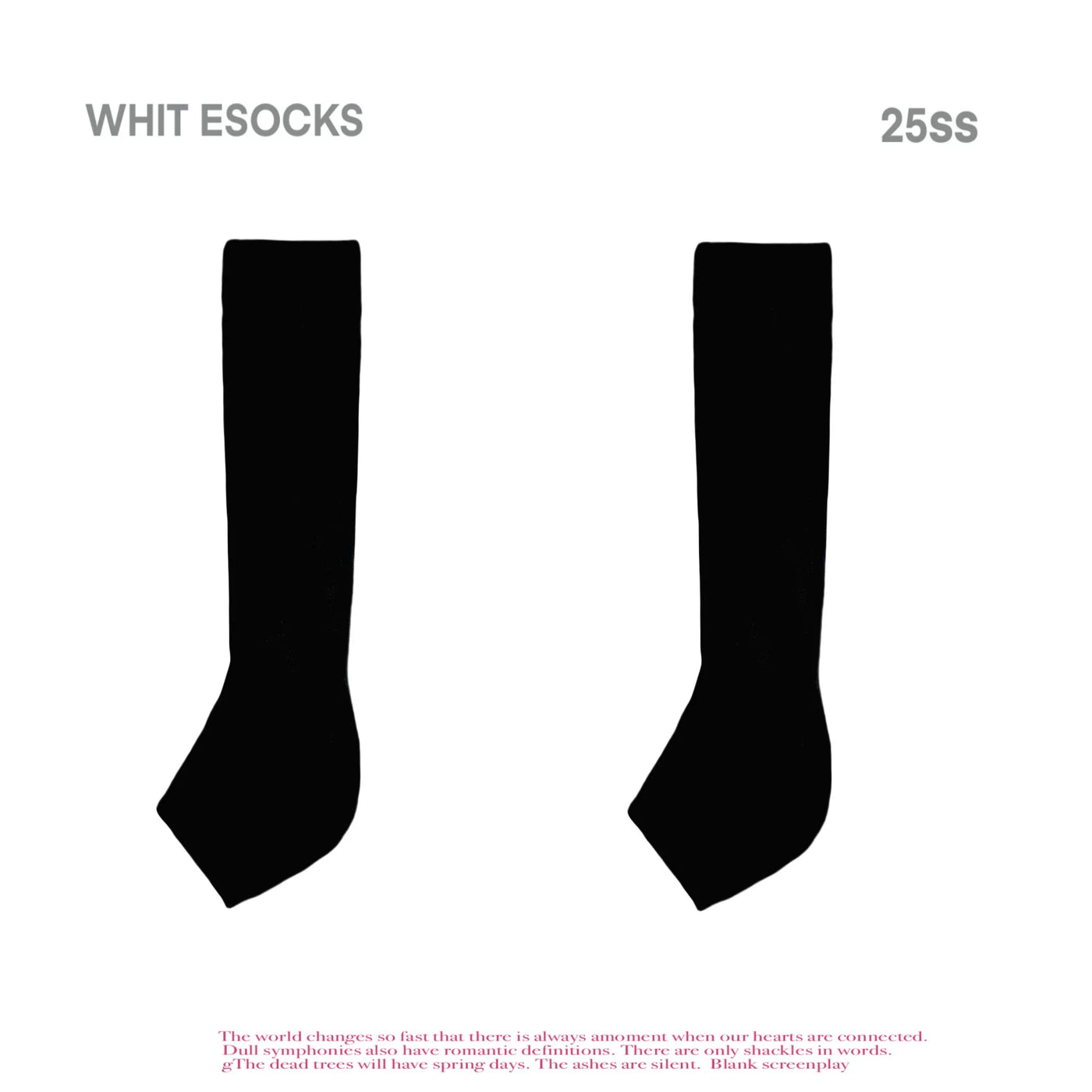 White Socks - Ballet Slouch - Gray Ruched Stirrup Mid-Calf Socks in Mixed-Pair Packs