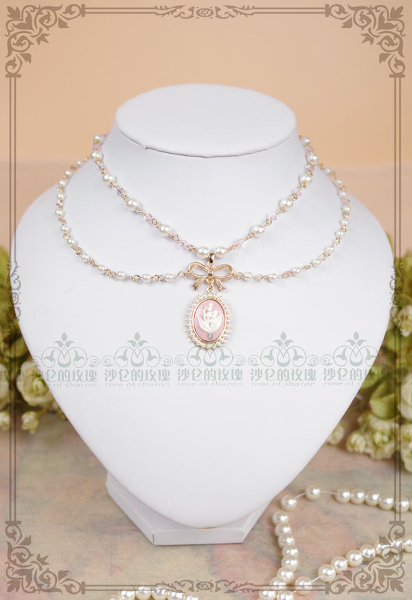 Rose of Sharon - Retro Lolita Necklace 4 Colors - Neckwear