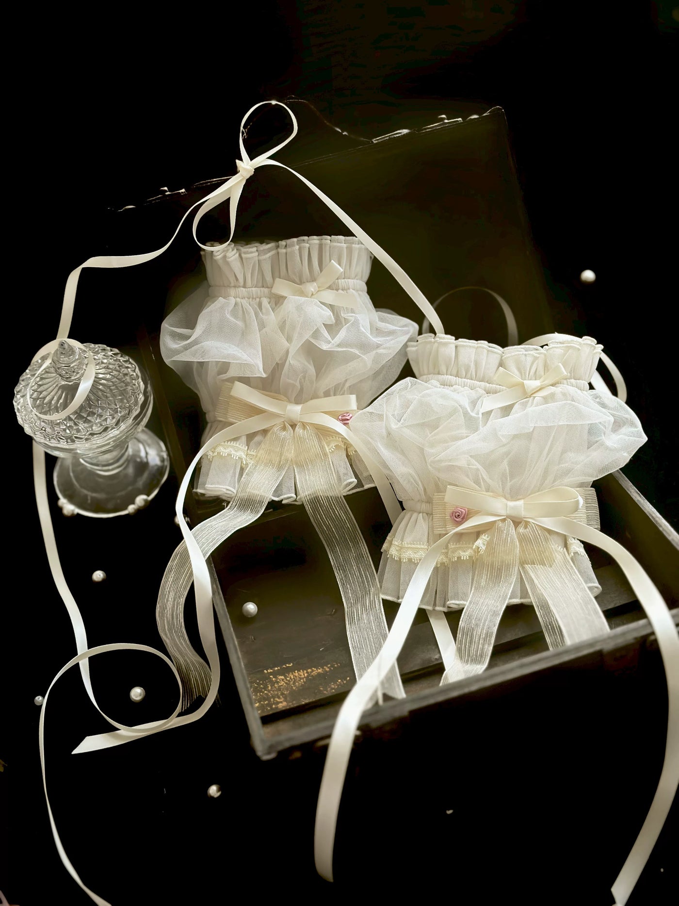 tonight - Lost Dreamland - Accessories with Fluffy Flowers and Trailing Ribbons