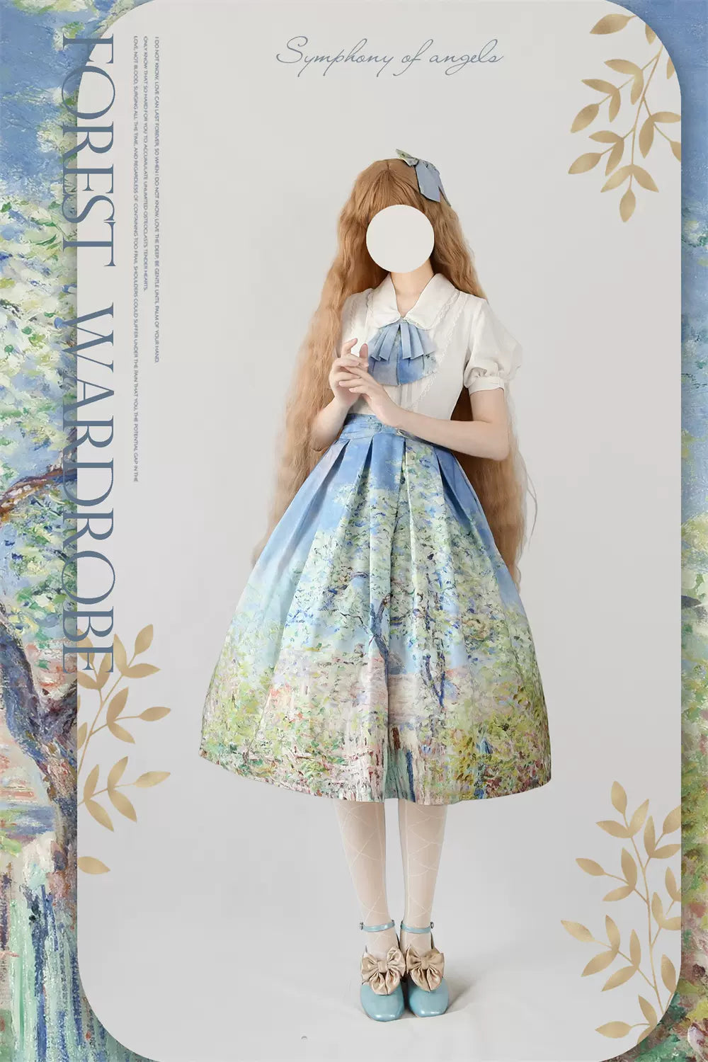Daily Lolita SK, Retro Classic Monet Oil Painting S No.9
