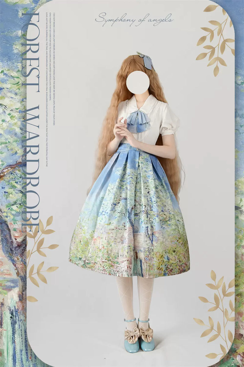 Daily Lolita SK, Retro Classic Monet Oil Painting S No.9