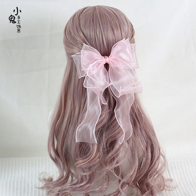 Xiaogui - Large Bowknot Sweet Lolita Headdress - Headwear