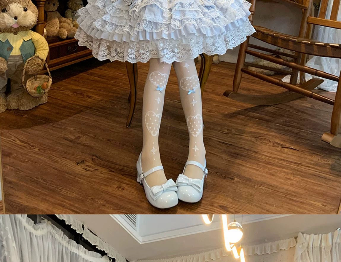 YoYo - Sea Salt Guava - Sweet Lolita summer jumper skirt with corset
