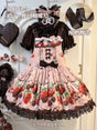 Embroidered Pinafore / Pink / Accessory One Size; No 7-Day Change-of-Mind Returns