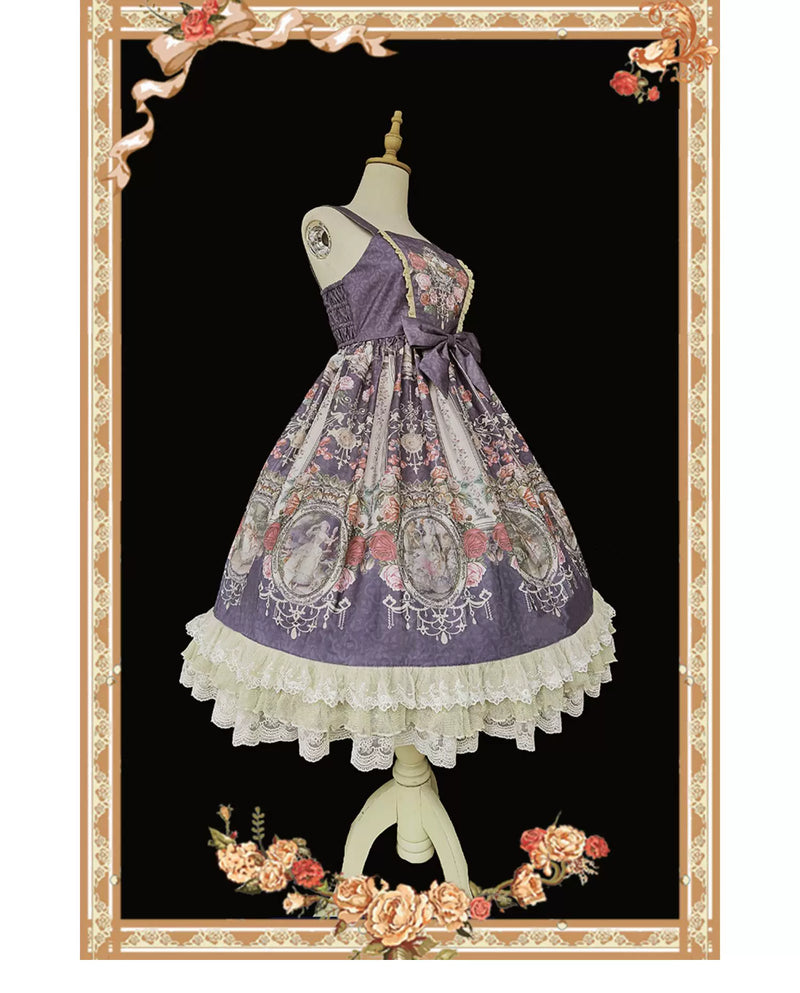 Infanta - Royal Fresco - Brushed Print JSK