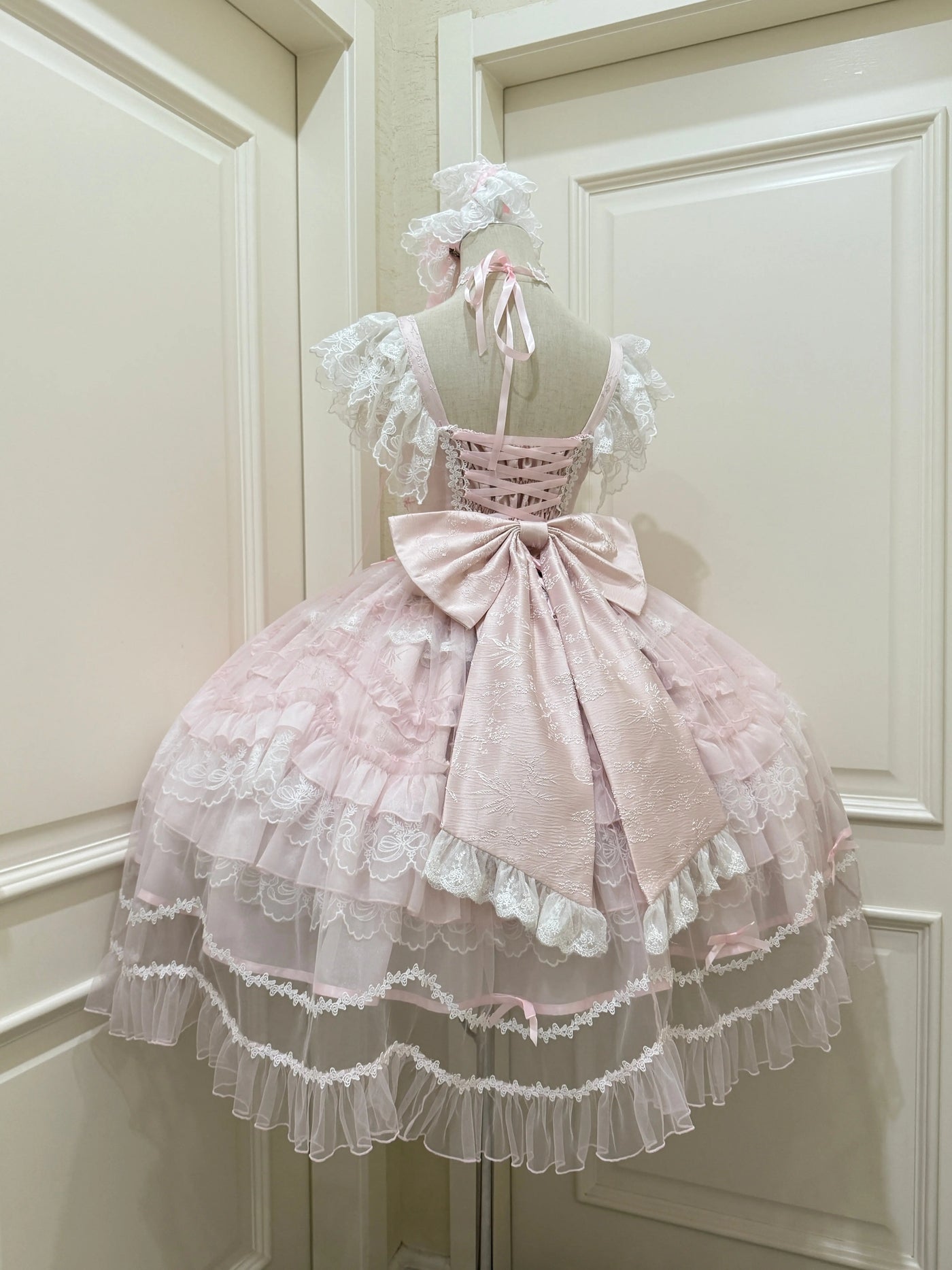 White Sugar Girl - Eternal Vow - Sweet lolita JSK with fitted corset