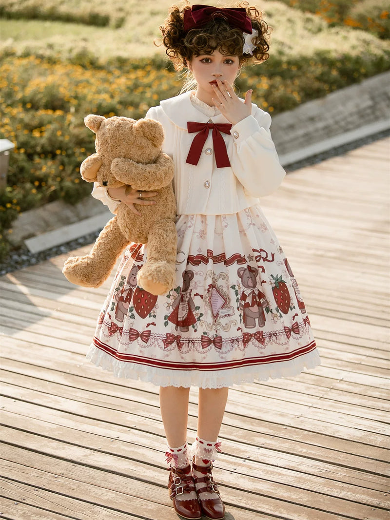 Winter Gift Cropped Cape & Lolita JSK Outfit — additional product view