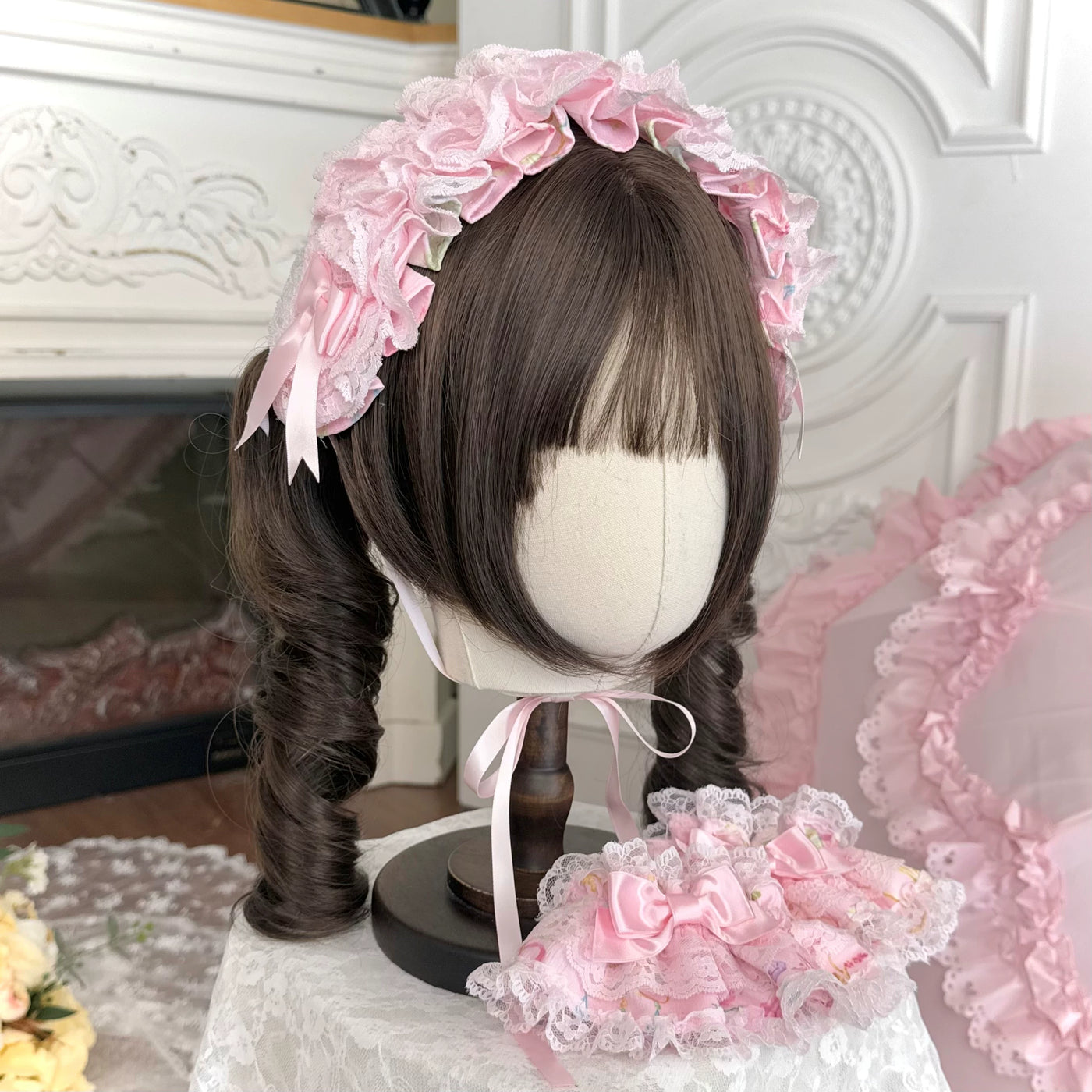 Tata Long Ear - Spring 2025 Floral Wall - JSK and OP Dresses with Tiered Lace Hems