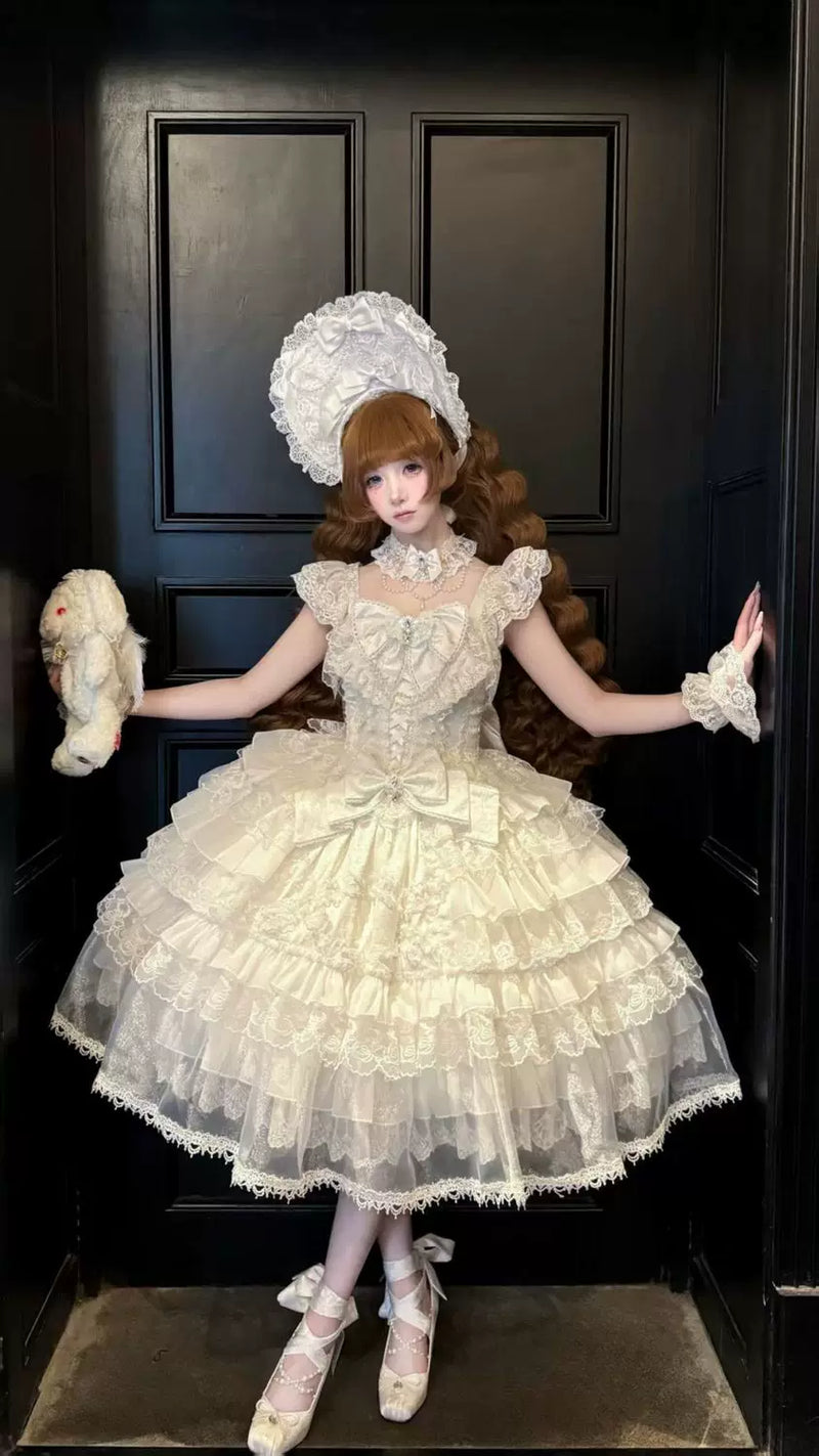 Miaolin Original - Rose Oath - Sweet Lolita JSK dress