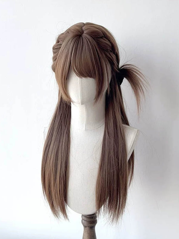 Kunkun Fish flaxen blonde long straight wig - view 1