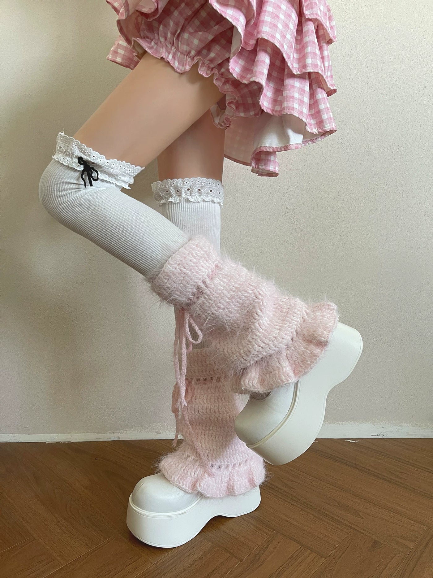 Sock Noble - Candy-Color Plush - Sock Covers, Over-Knee Socks and Pantyhose