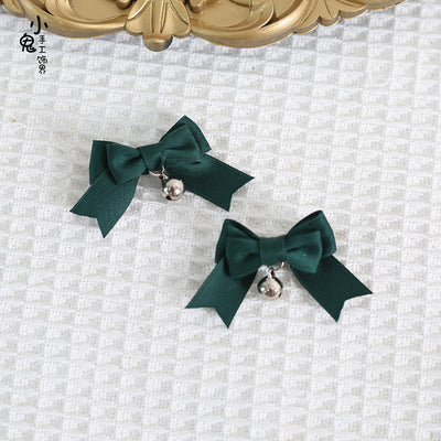 Xiaogui - Sweet Japan Fashion Lolita Bell Bow - Clip Headwear