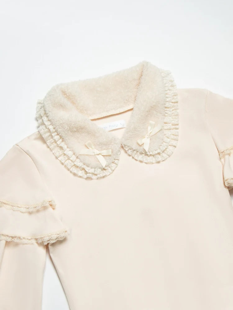 With PUJI - Sweet Lolita Innerwear Autumn and - Winter Lolita Sweater Other Surprise