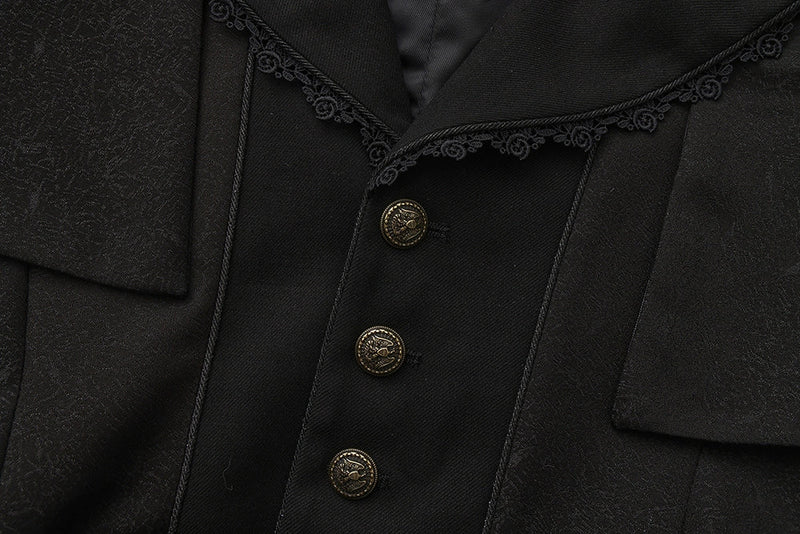 Immortal Thorn - Sea of Hope - Ouji Lolita Long Coat, Detachable Cape