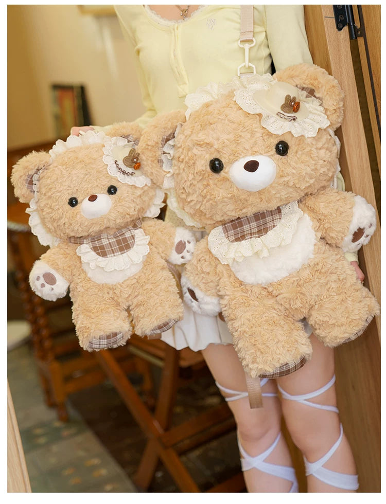 LambGuli - Little Bear Guli - Plush Bear and Rabbit Bags