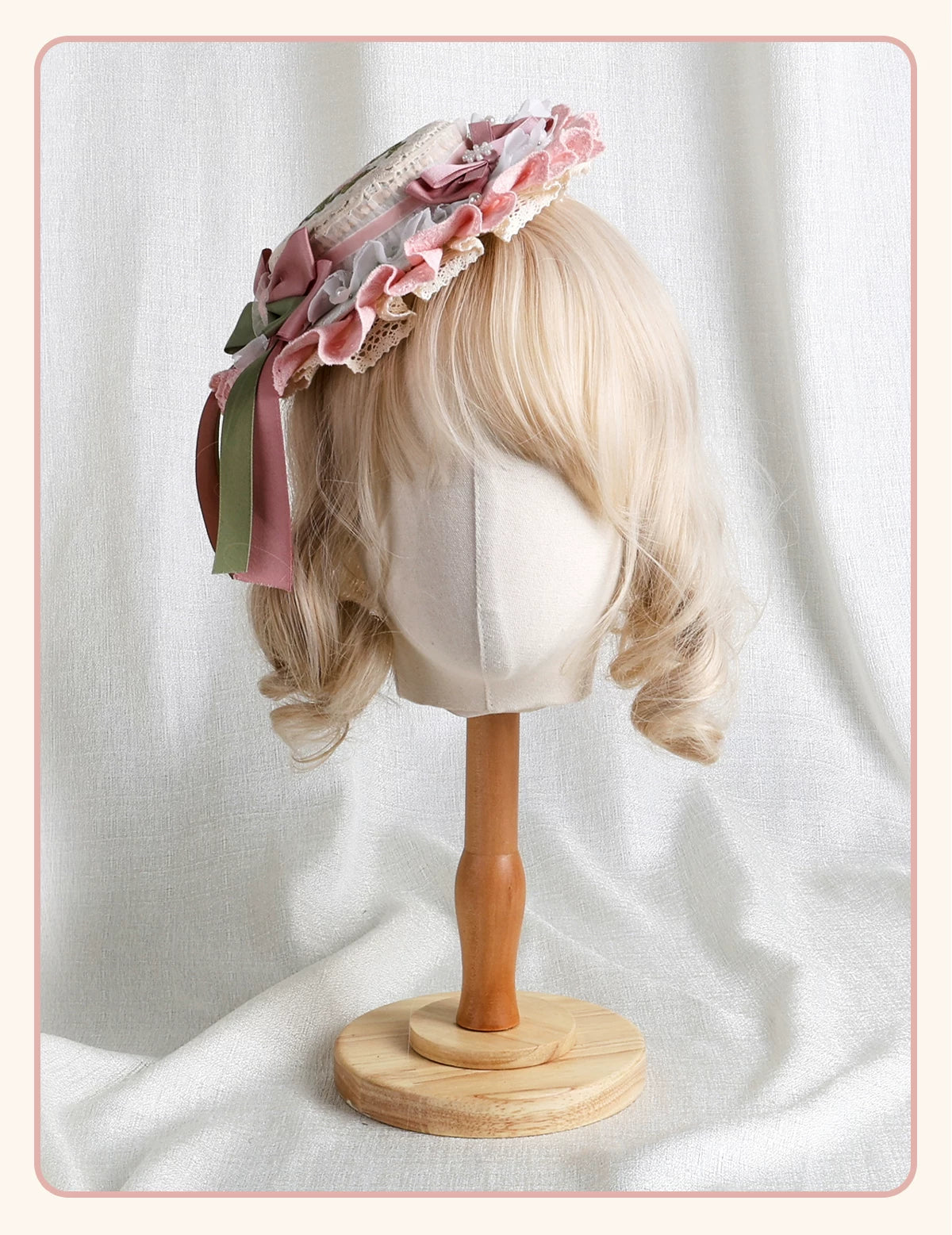 Stardust Rose - Garden Bouquet - Floral Hat and Headband Selection