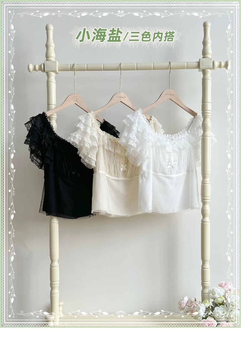 With PUJI - Little Sea Salt - Lolita Top detail view 6