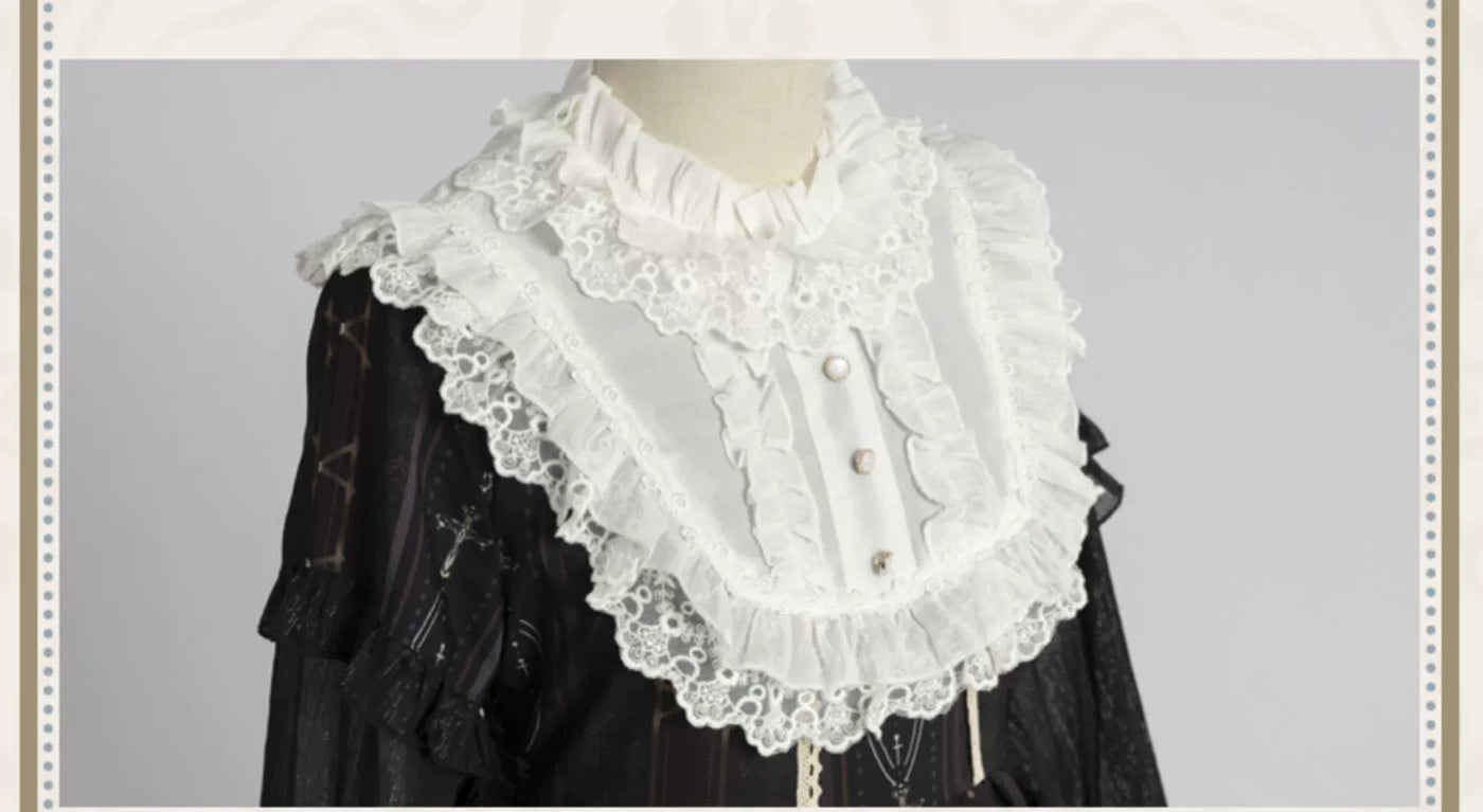 OCELOT - Chiffon Classic Lolita OP Dress - Long Sleeve OP Dress