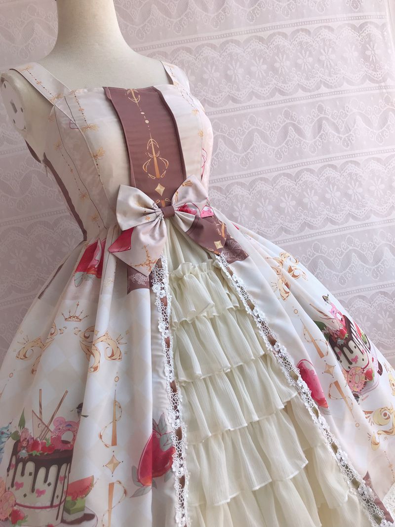 Yilia - Summer Dessert Front Opening Lolita - JSK JSK Dress
