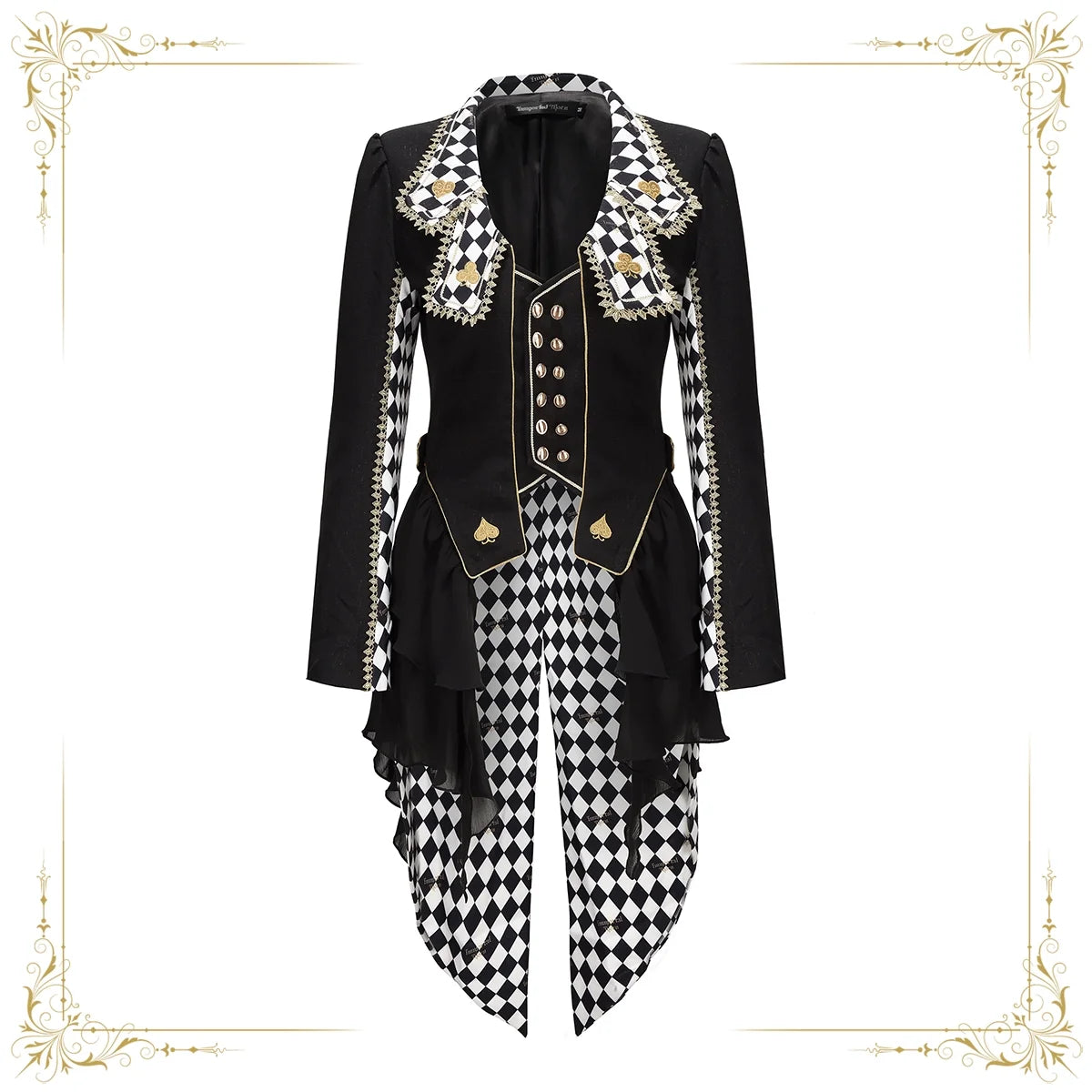 Immortal Thorn - Lost Alice - Ouji Lolita Coat Checkered Prince Outwear