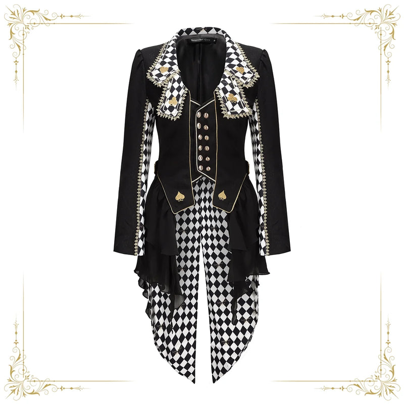 Immortal Thorn - Lost Alice - Ouji Lolita Coat Checkered Prince Outwear
