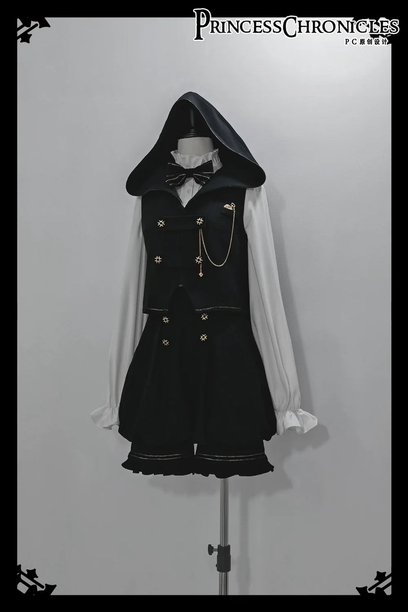 Princess Chronicles - Desperate Bunny - Ouji Lolita Vest Shorts Set