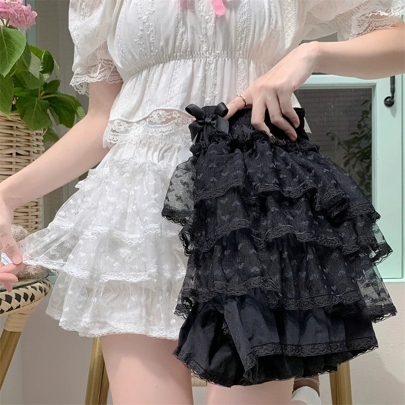 Sugar Girl - Daily Lolita Bloomers - Floral Cotton Summer Leggings Other Surprise