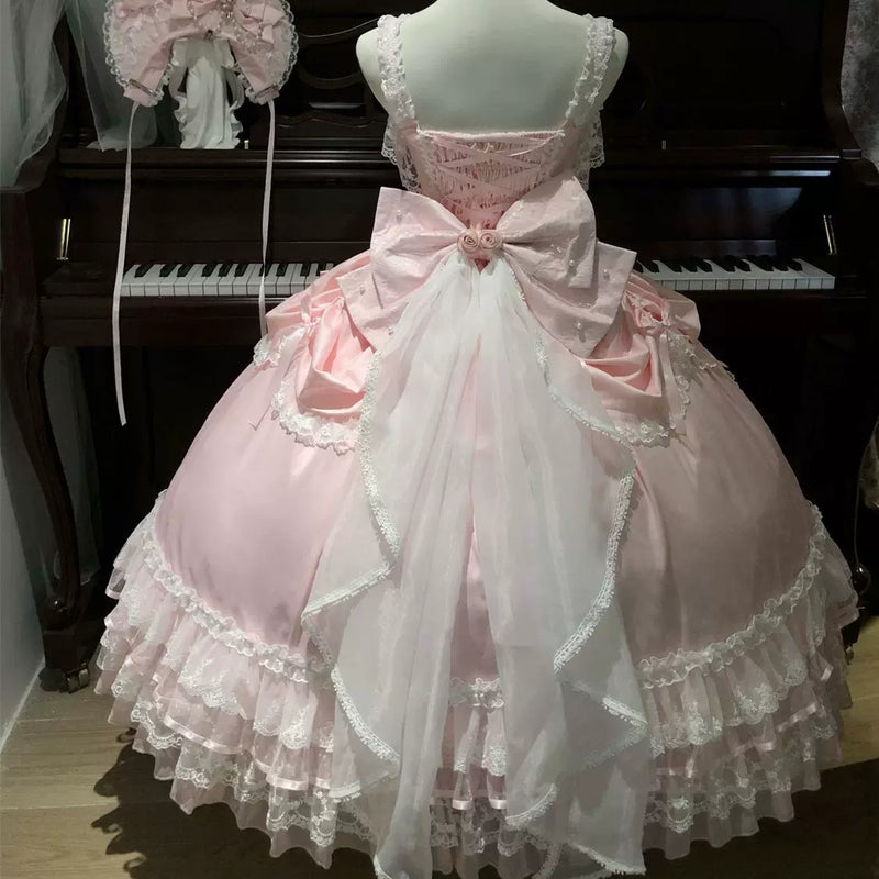Hanguliang Curtain Poem Bridal Sweet JSK Dress