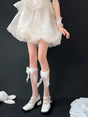 White bow front / One Size