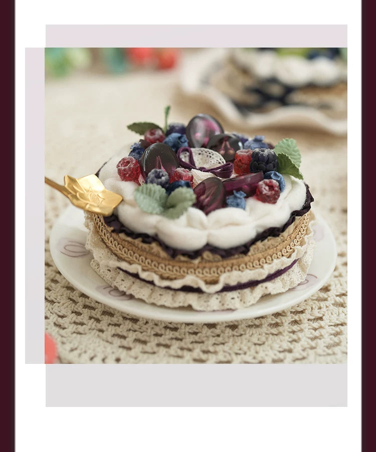 Star Box - Fruit Tart - Fruit-Tart Headwear with Hat, Hairband and Brooch Options