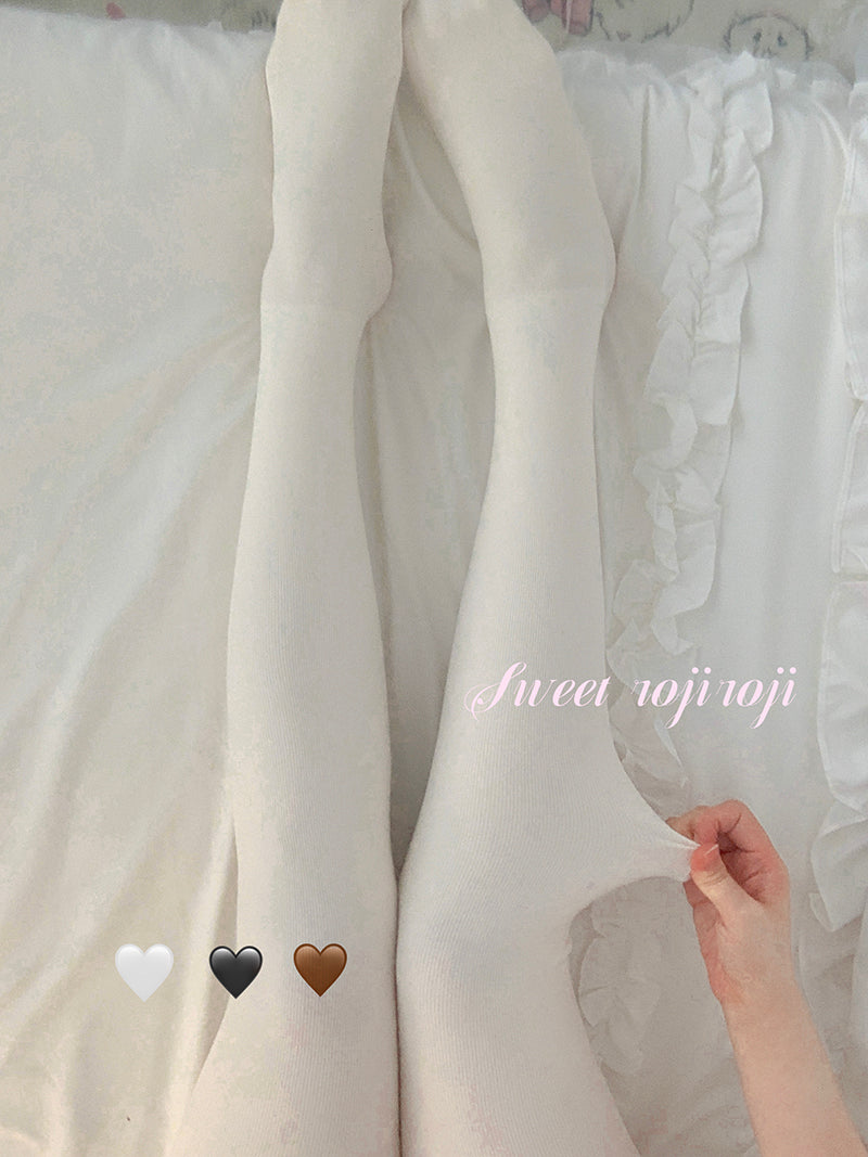 Roji Roji - Winter Cotton Lolita Pantyhose - Thickened Pantyhose Leggings Socks