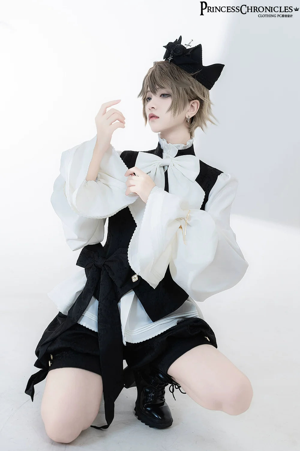 Princess Chronicles - Hunting Rabbit 2.0 - Ouji Lolita Retro Cool Prince Shirt