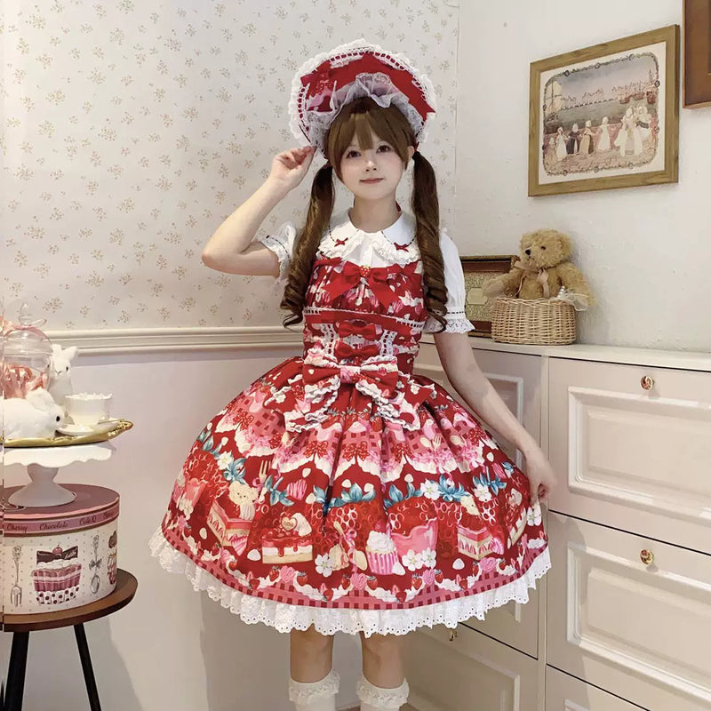 Hanguliang Sweet Berry Love JSK Dress