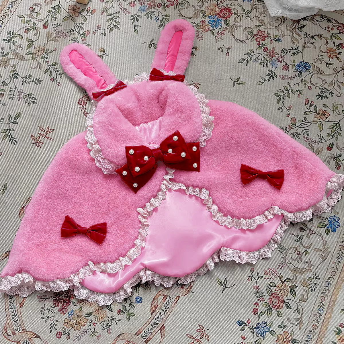 Letters from Unknown Star - Kawaii Lolita Cape Winter Lolita - Shawl Daily Outerwear
