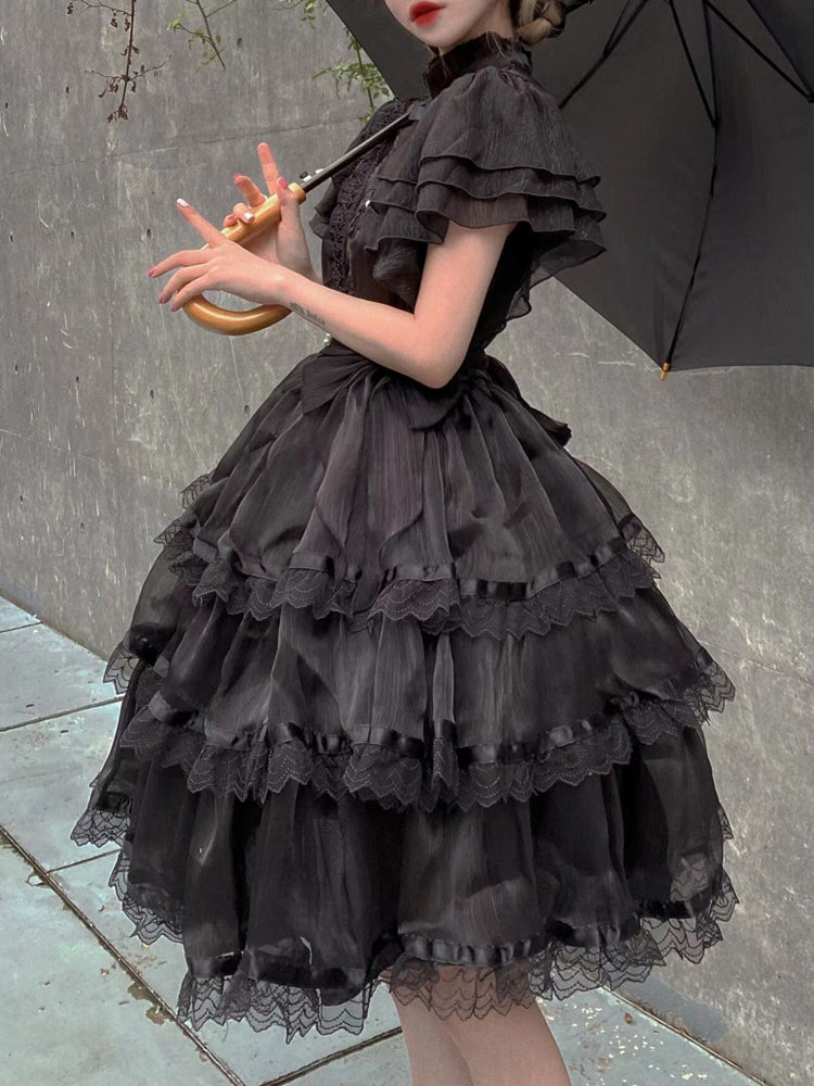 Your Princess - Castle Night - Dark Themed Gothic Lolita OP