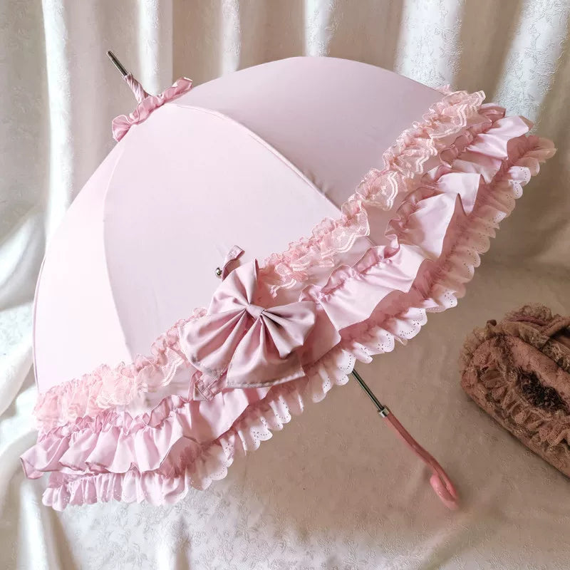 Independent Brand - Ruffle and Birdcage - Multi-Style Umbrellas with Lace Trims