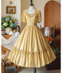 Robe jaune Ginkgo / S / En stock