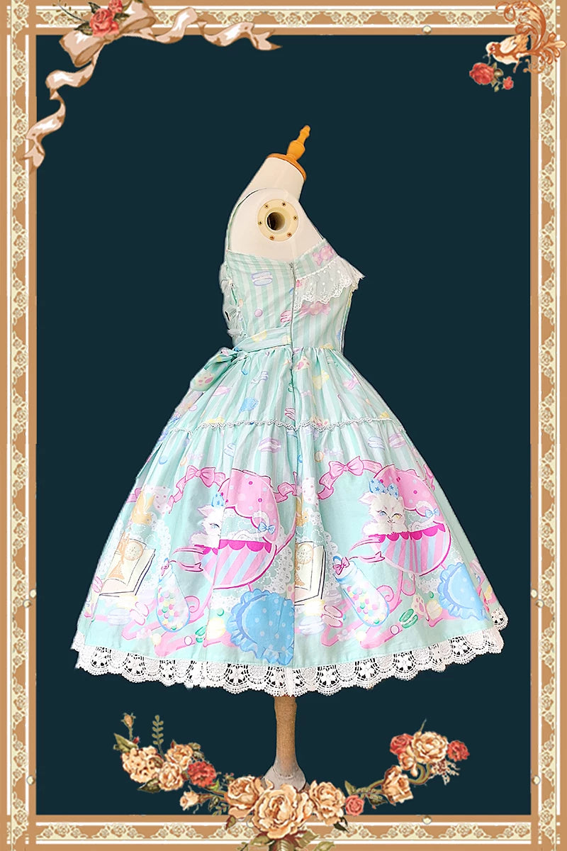 Infanta - Macaron Dolly House - Two-Tier Cotton JSK