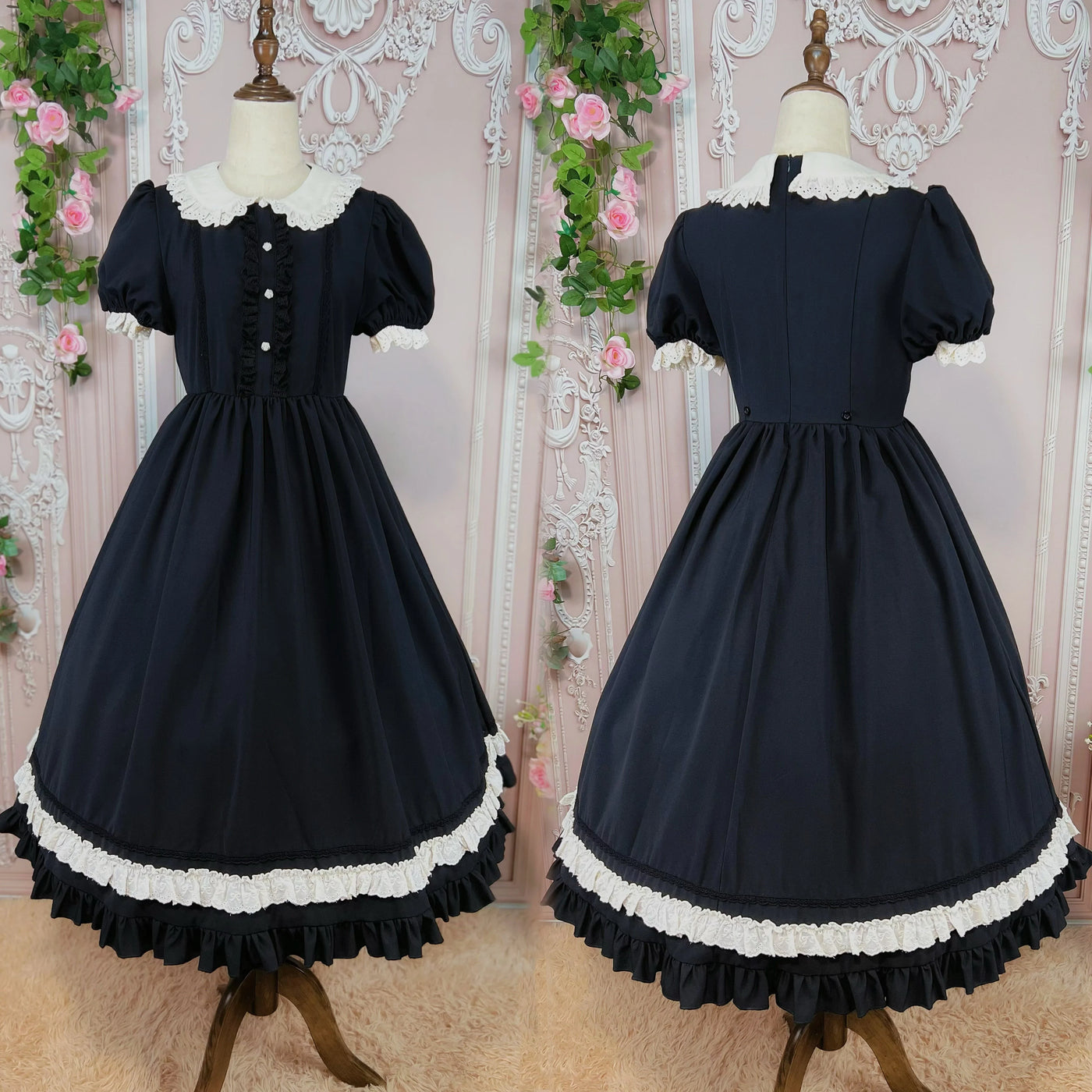 DMFS Lolita - DMFS - Piaget Servant / Maid Lolita OP Dress Vintage Lolita Dress