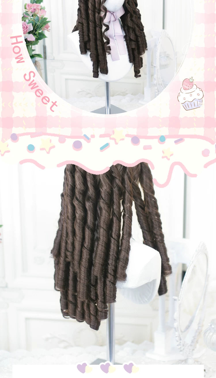 Dalao Home Jinlü cold-brown Roman-curl wig - additional view 3