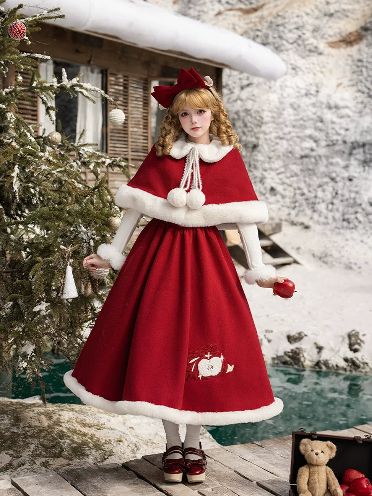 With PUJI - Apple - Lolita Outfit Set detail view 3