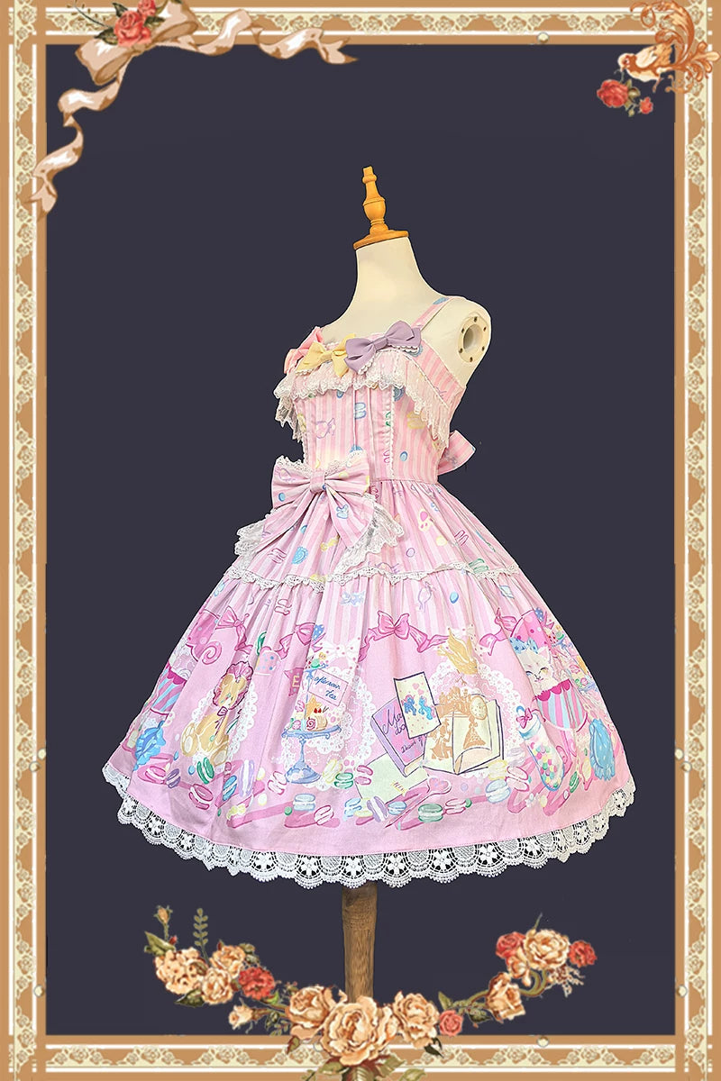 Infanta - Macaron Dolly House - Two-Tier Cotton JSK